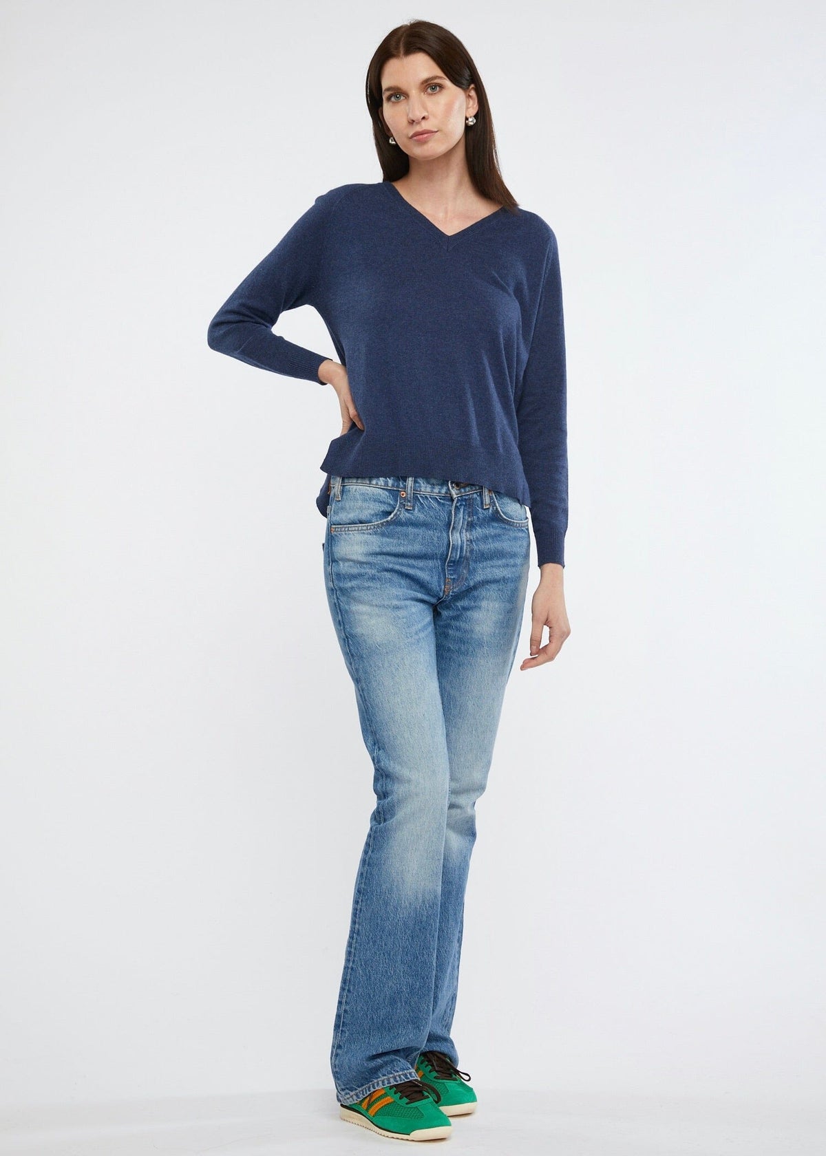 ZAKET & PLOVER Essential V - Denim Jumpers + Knitwear - Zabecca Living