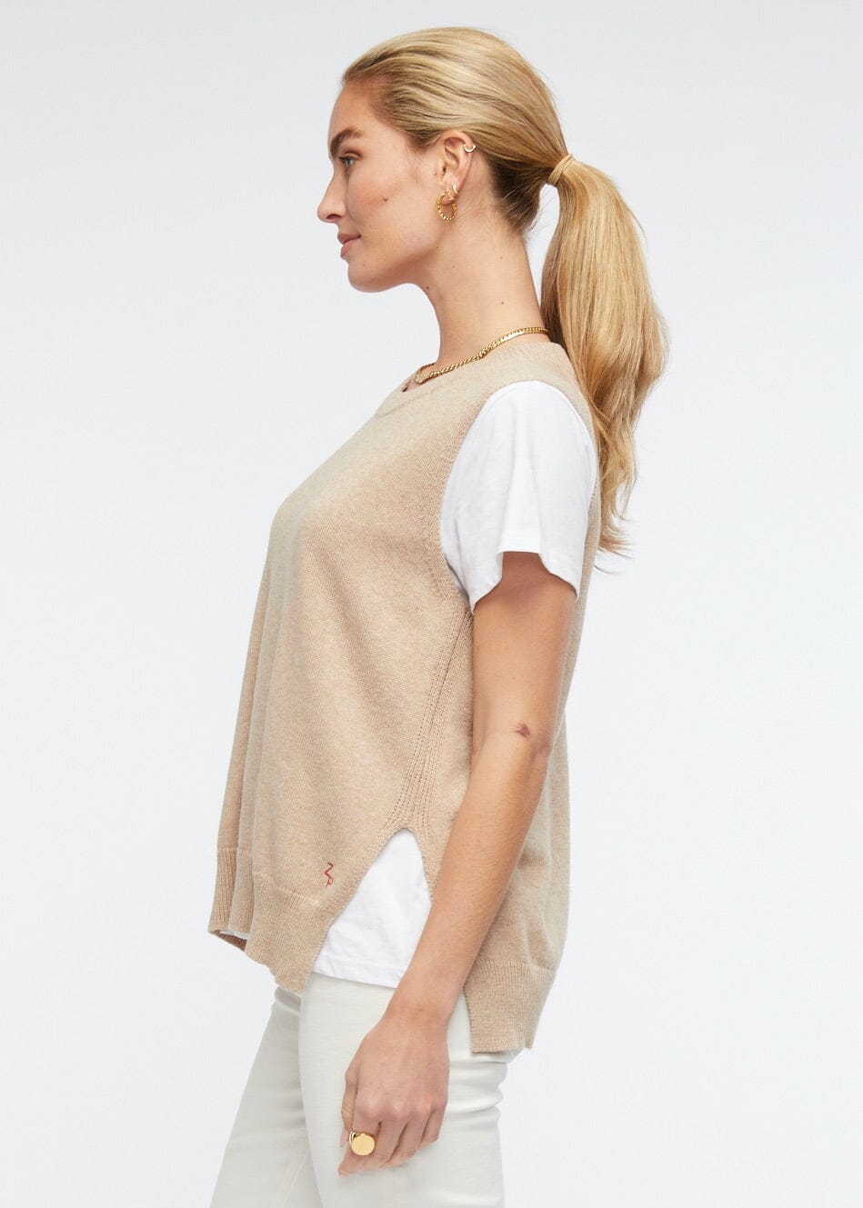 ZAKET & PLOVER Essential Vest - Oat vest - Zabecca Living
