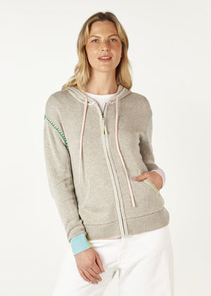 ZAKET & PLOVER Handcraft Hoodie - Marl Jumpers + Knitwear - Zabecca Living