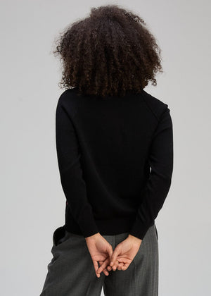 ZAKET & PLOVER Henley Essential - Black Jumpers + Knitwear - Zabecca Living
