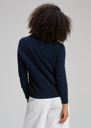 ZAKET & PLOVER Henley Essential - Dark Denim Jumpers + Knitwear - Zabecca Living