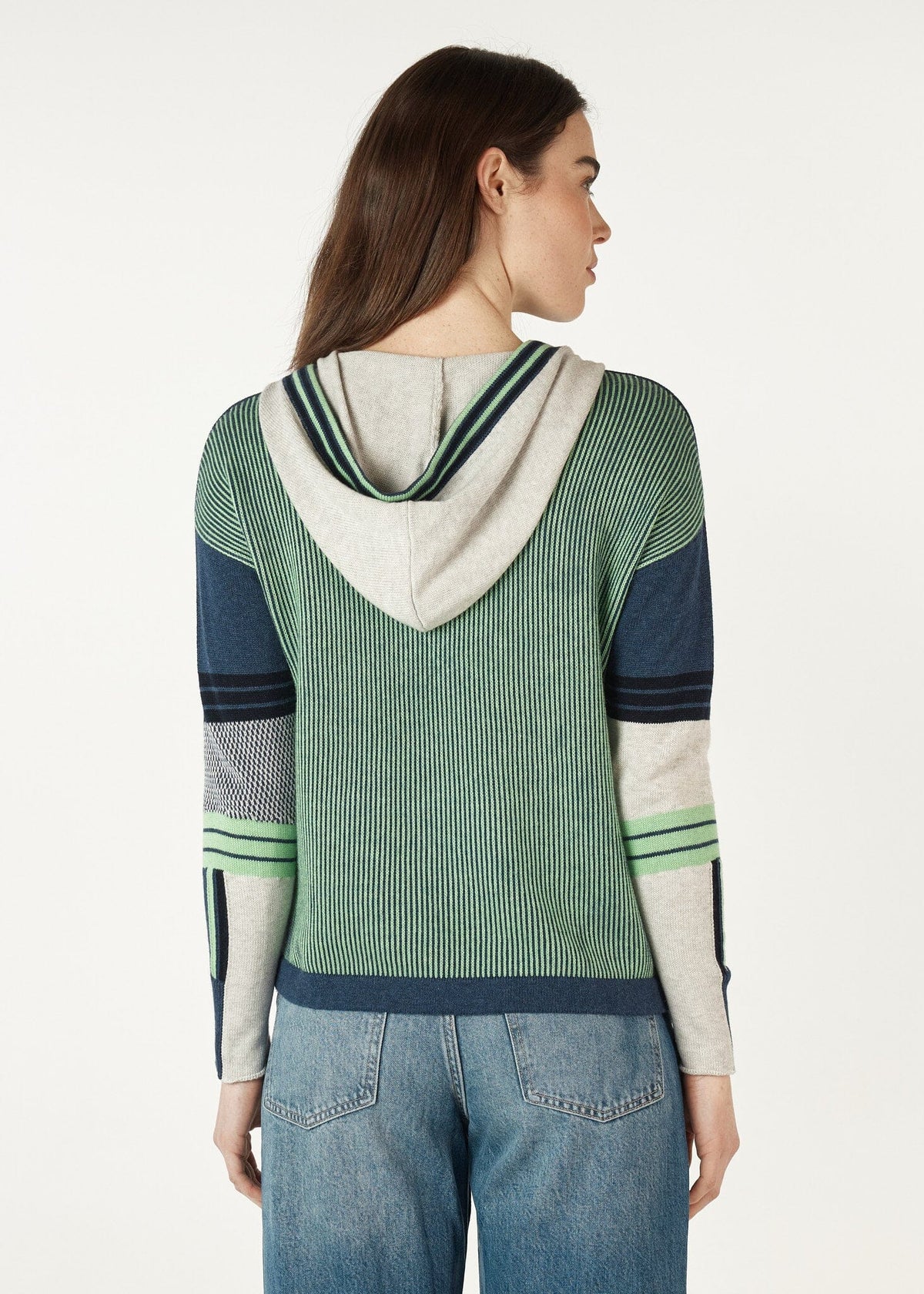 ZAKET & PLOVER Multi Media Hoodie - Denim Jumpers + Knitwear - Zabecca Living