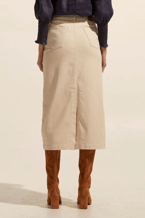 ZOE KRATZMANN Accord Skirt - Stone Skirt - Zabecca Living
