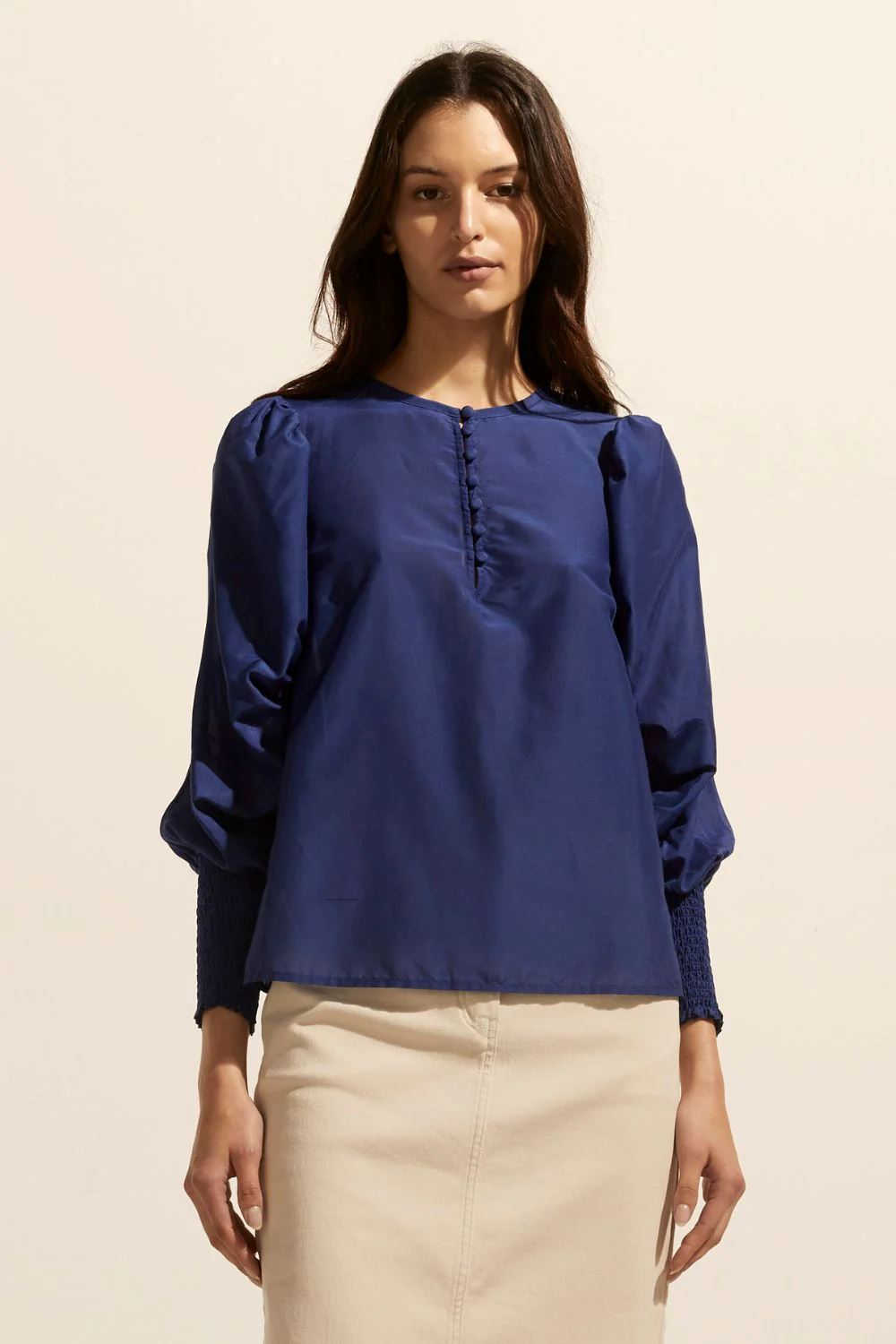 ZOE KRATZMANN Beam Top - Slate Shirts & Blouses - Zabecca Living