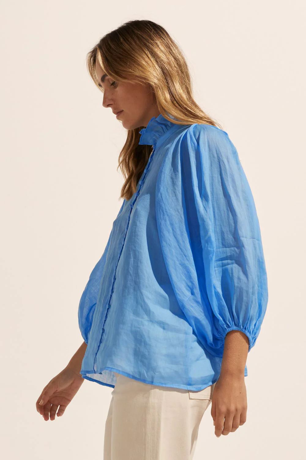 ZOE KRATZMANN Grant Top - Peacock Shirts & Blouses - Zabecca Living