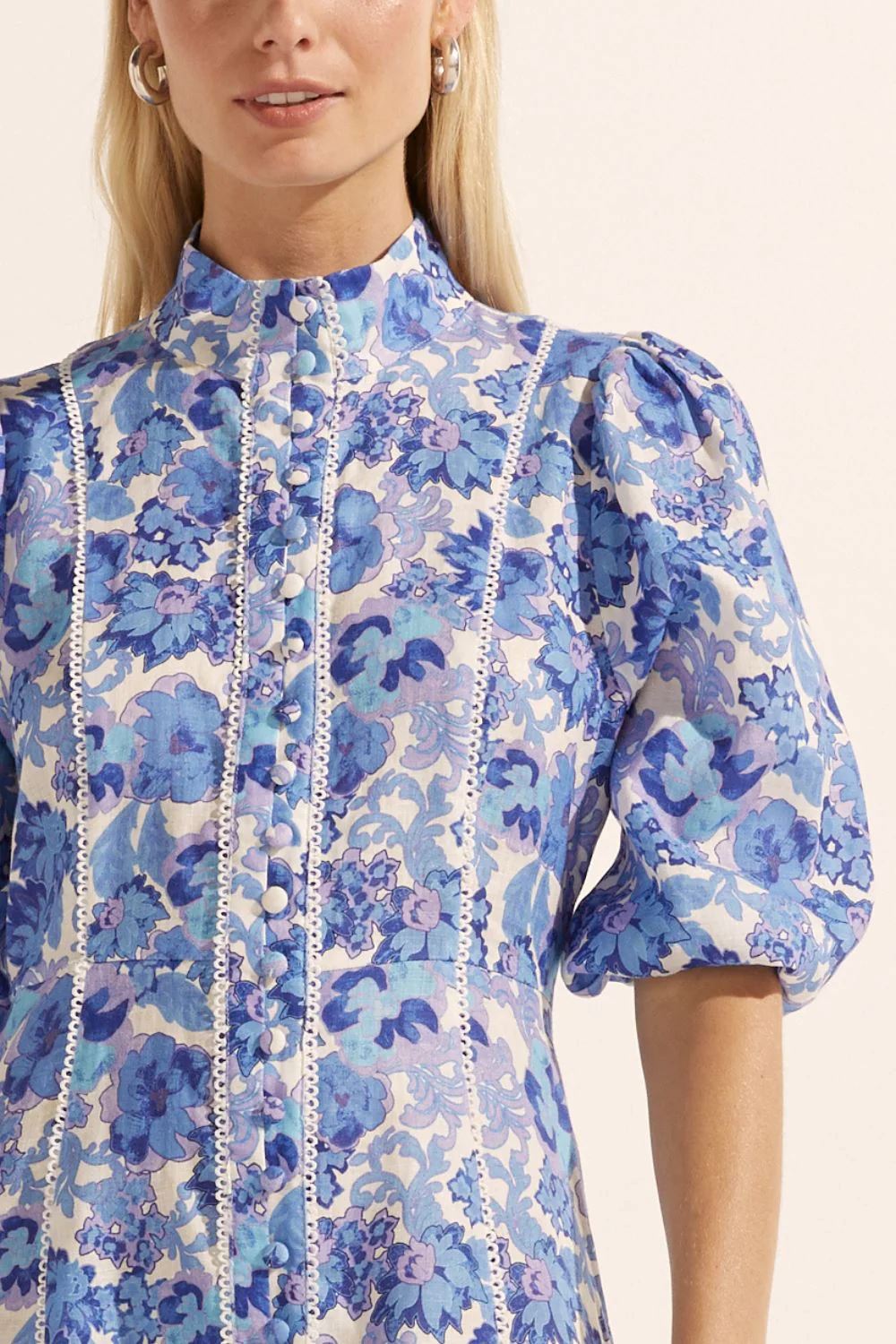 ZOE KRATZMANN Jargon Dress - Pacific Floral Dress - Zabecca Living