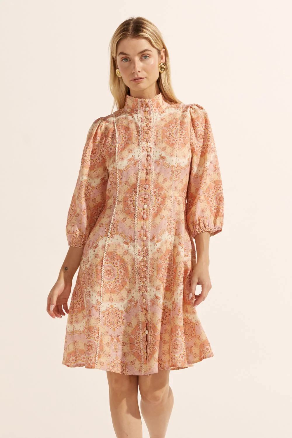 ZOE KRATZMANN Jargon Dress - Sunset Mosaic Dress - Zabecca Living