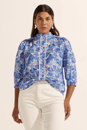 ZOE KRATZMANN Outlook Top - Pacific Floral Shirts & Blouses - Zabecca Living