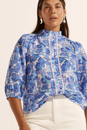 ZOE KRATZMANN Outlook Top - Pacific Floral Shirts & Blouses - Zabecca Living