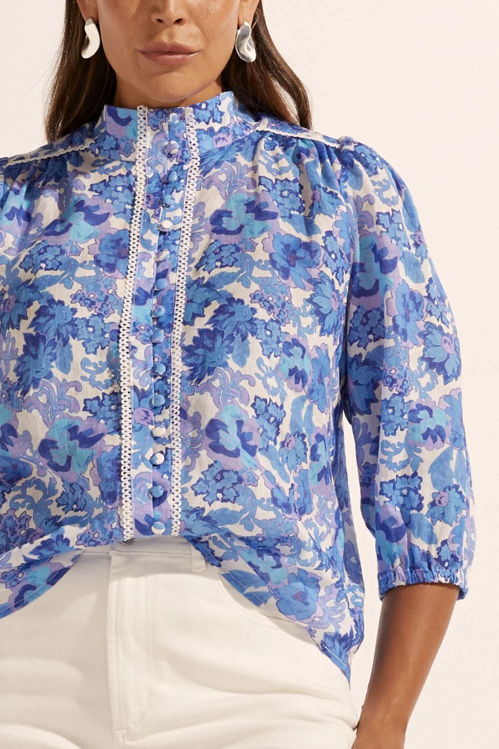 ZOE KRATZMANN Outlook Top - Pacific Floral Shirts & Blouses - Zabecca Living