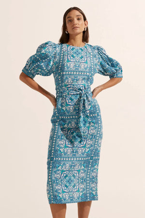 ZOE KRATZMANN Venture Dress - Sapphire Tile Dress - Zabecca Living