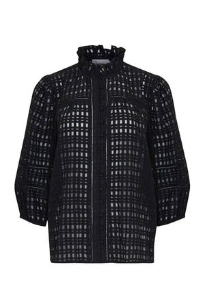 ZOE KRATZMANN Wayfarer Top - Black Window Shirts & Blouses - Zabecca Living