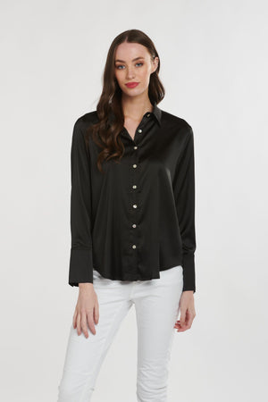 365 DAYS Hustler Shirt - Black Shirts & Blouses - Zabecca Living