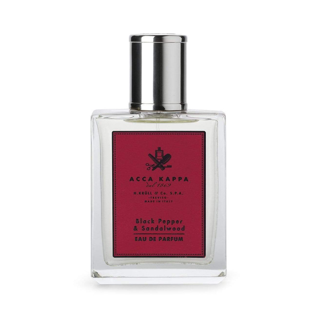 ACCA KAPPA Black Pepper & Sandalwood Eau de Parfum 100ml MENS FRAGRANCE - Zabecca Living