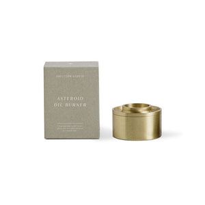 ADDITION STUDIO Asteroid Oil Burner - Brass ESSENTIAL OILS - Zabecca Living