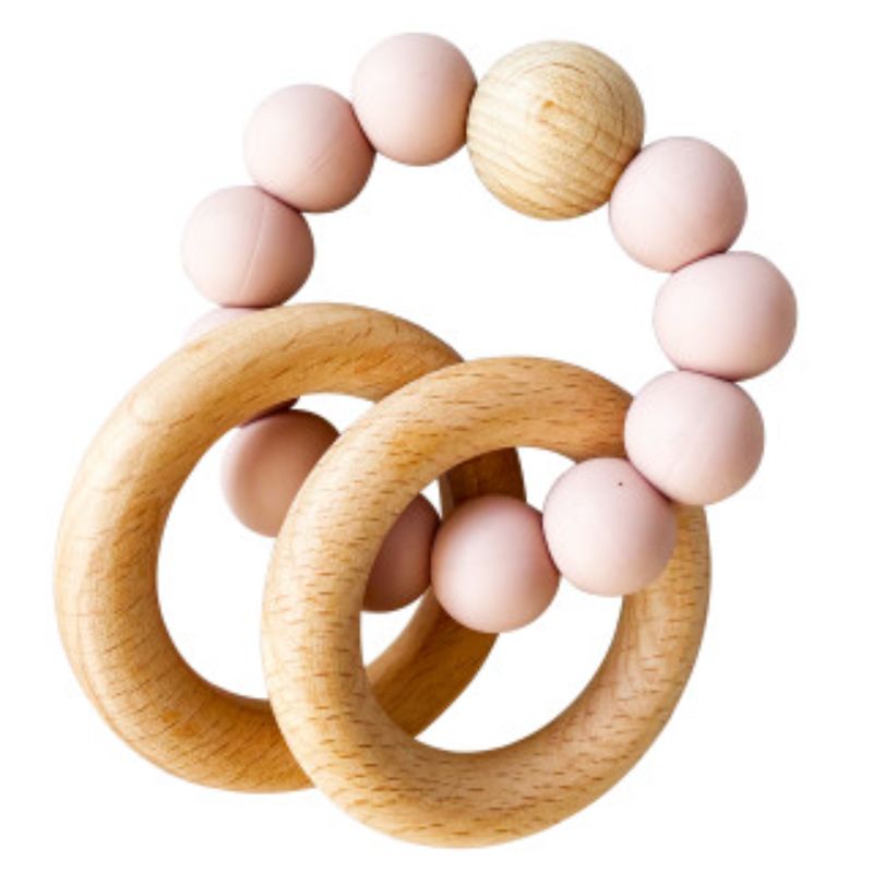 ALIMROSE Beechwood Teether Rings Set - Petal BABY (0-12 Mths) - Zabecca Living