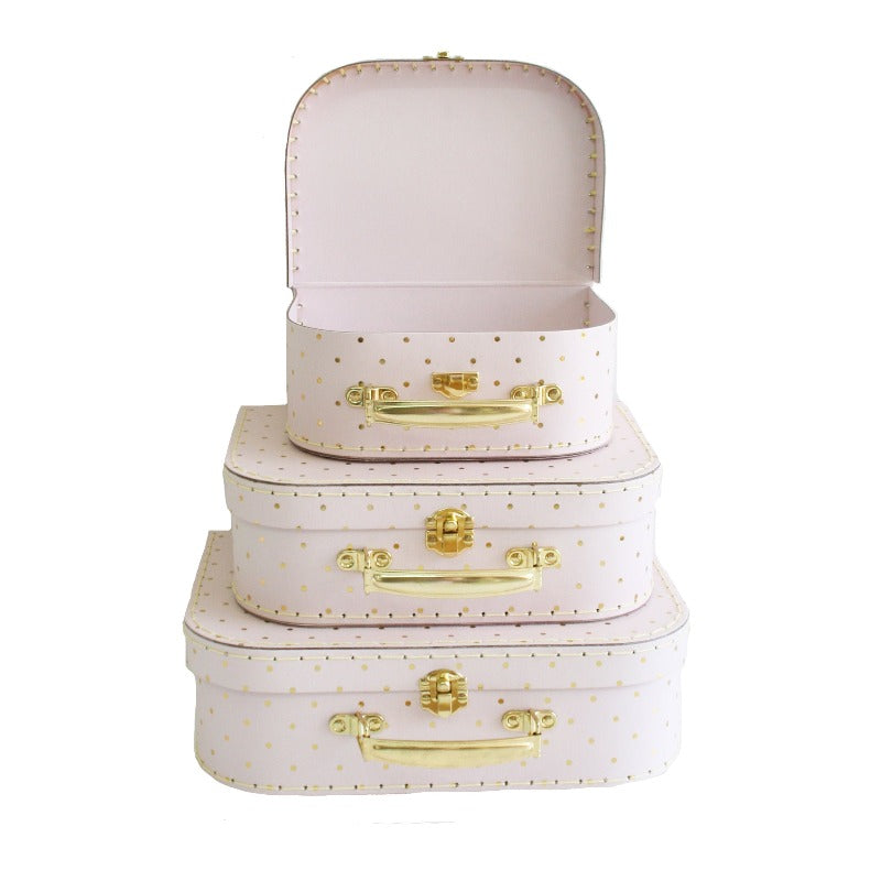 ALIMROSE Kids Carry Case Set - Pink Gold TODDLER (1-3 Yrs) - Zabecca Living