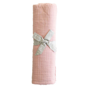 ALIMROSE Muslin Swaddle - Rosewater BABY BLANKET - Zabecca Living