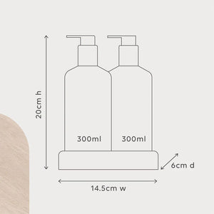 AL.IVE BODY Hand Wash and Dishwashing Liquid Duo + Tray HAND AND BODY WASH - Zabecca Living