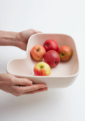 ANGUS & CELESTE Art Form Salad Bowl - Blush KITCHEN + DINING - Zabecca Living