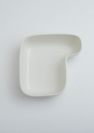 ANGUS & CELESTE Art Form Salad Bowl - White KITCHEN + DINING - Zabecca Living