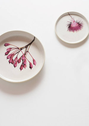 ANGUS & CELESTE Australian Botanicals Server Bowl - Pink Eucalyptus KITCHEN + DINING - Zabecca Living