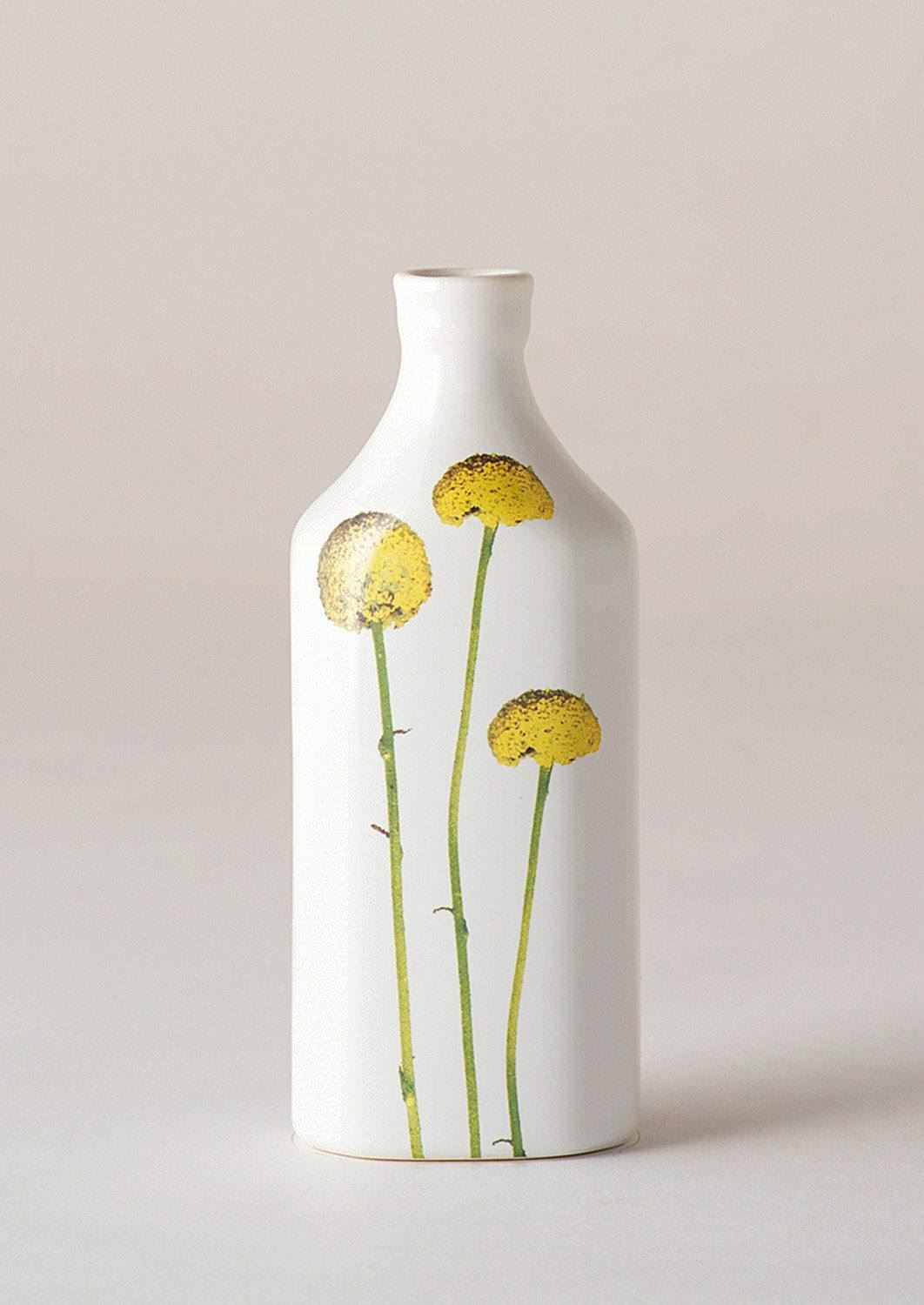 ANGUS & CELESTE Botanic Bottle - Billy Button VASE - Zabecca Living