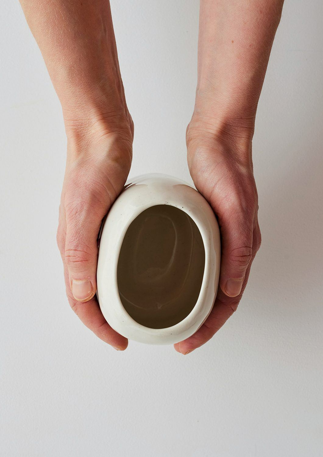 ANGUS & CELESTE Pebble Vase - Wattle Sprigs VASE - Zabecca Living