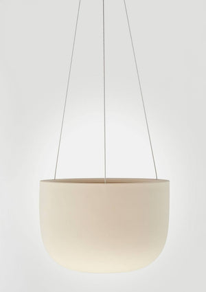 ANGUS & CELESTE Raw Earth Hanging Planter Mid - Clay POT - Zabecca Living