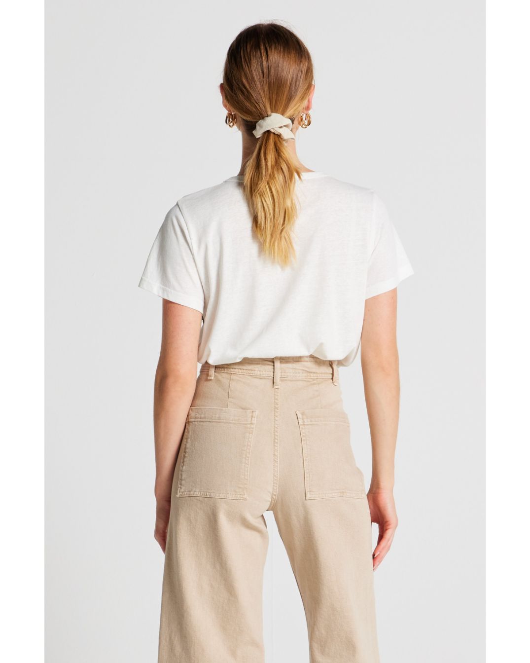 APERO Evolution Beaded Femme Tee - White Tees - Zabecca Living