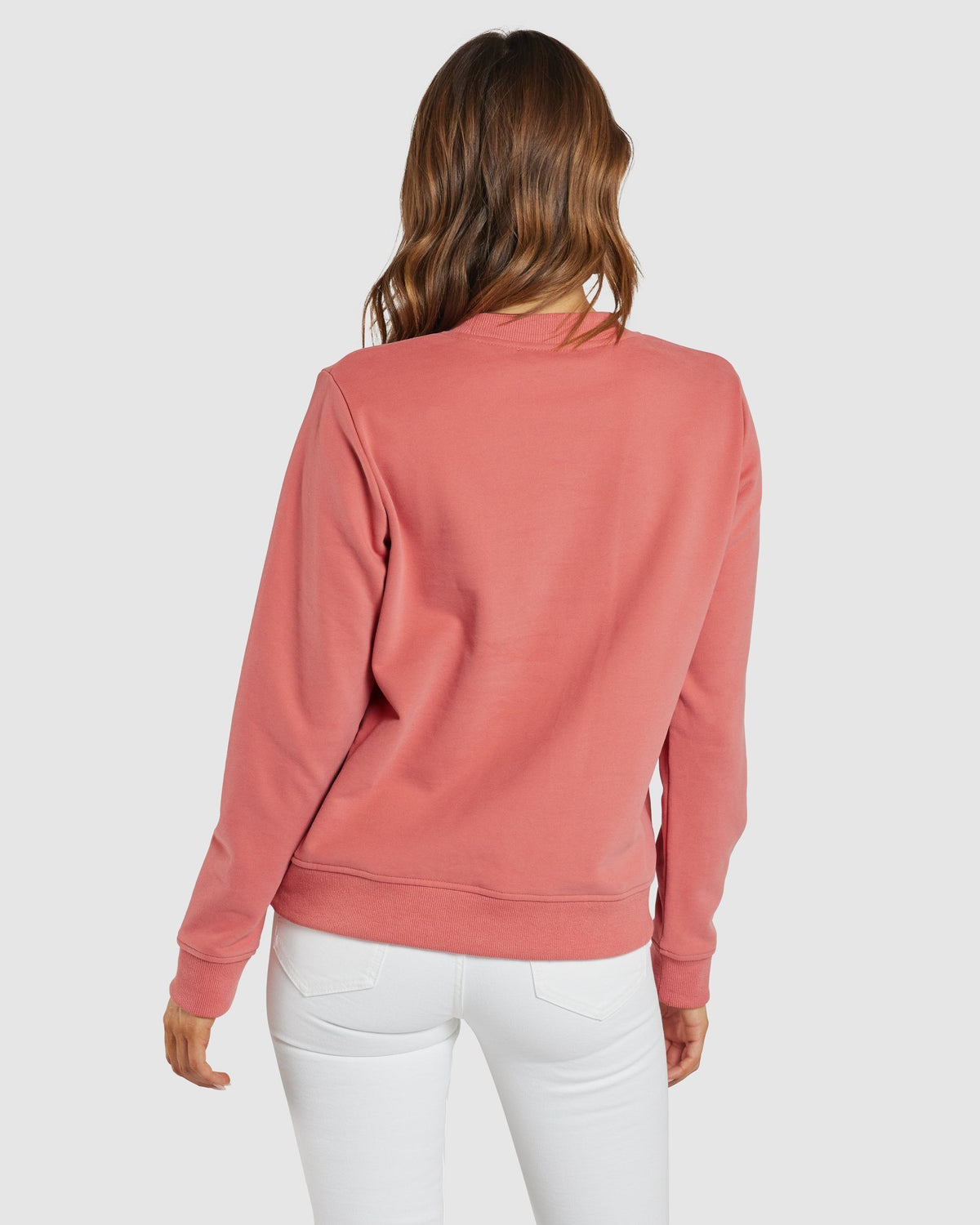 APERO Mini Embroidered Jumper - Peach Rose Jumpers + Knitwear - Zabecca Living