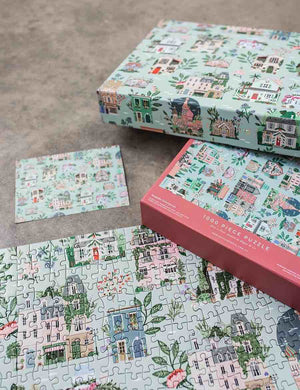 BESPOKE LETTERPRESS Around the World 1000 Piece Puzzle Puzzle - Zabecca Living