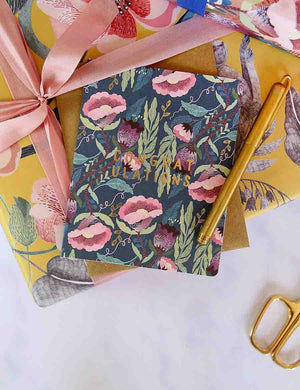 BESPOKE LETTERPRESS - Blomstra Congratualtions Birthday Card - Zabecca Living