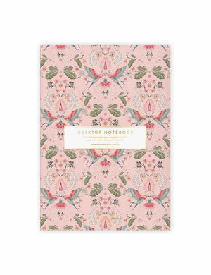 BESPOKE LETTERPRESS Desktop Notebook Lorikeets - Lined Notebooks - Zabecca Living