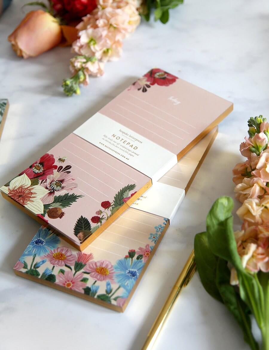 BESPOKE LETTERPRESS DL Notebook - Today Notebooks - Zabecca Living