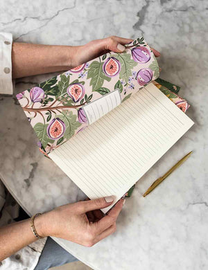 BESPOKE LETTERPRESS Figs Workbook Notebooks - Zabecca Living