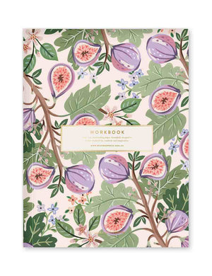 BESPOKE LETTERPRESS Figs Workbook Notebooks - Zabecca Living