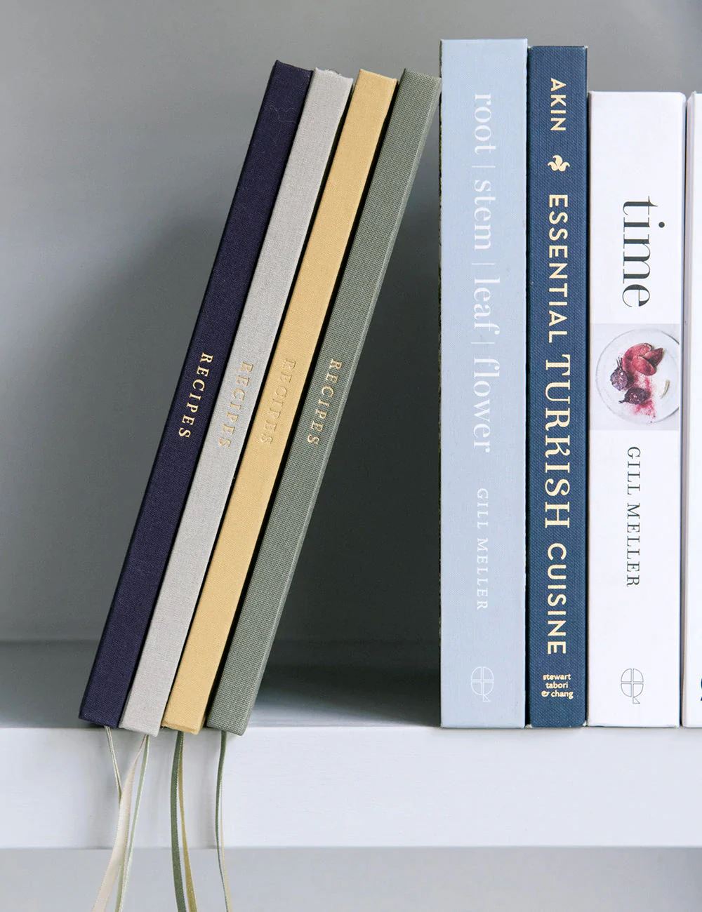 BESPOKE LETTERPRESS Heirloom Recipe Book Journal - Mustard Notebooks - Zabecca Living