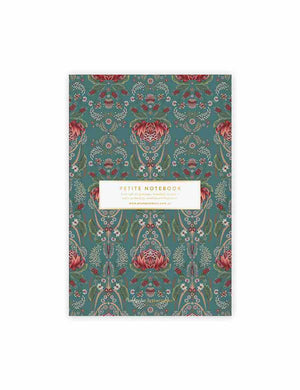BESPOKE LETTERPRESS Petite Notebook Waratah - Dot Grid Notebooks - Zabecca Living