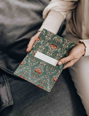 BESPOKE LETTERPRESS Petite Notebook Waratah - Dot Grid Notebooks - Zabecca Living