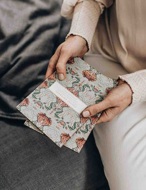 BESPOKE LETTERPRESS Pocket Notebook Kaleidoflora - Blank Notebooks - Zabecca Living