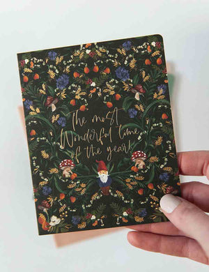 BESPOKE LETTERPRESS The Most Wonderful Time of the Year Christmas Card - Zabecca Living