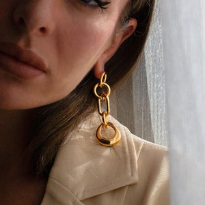 BLING BAR Candita Earrings - Gold Earrings - Zabecca Living