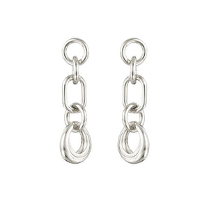 BLING BAR Candita Earrings - Silver Earrings - Zabecca Living