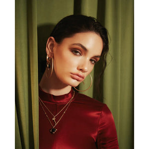 BLING BAR La Paz Hoops - Polished Silver Earrings - Zabecca Living