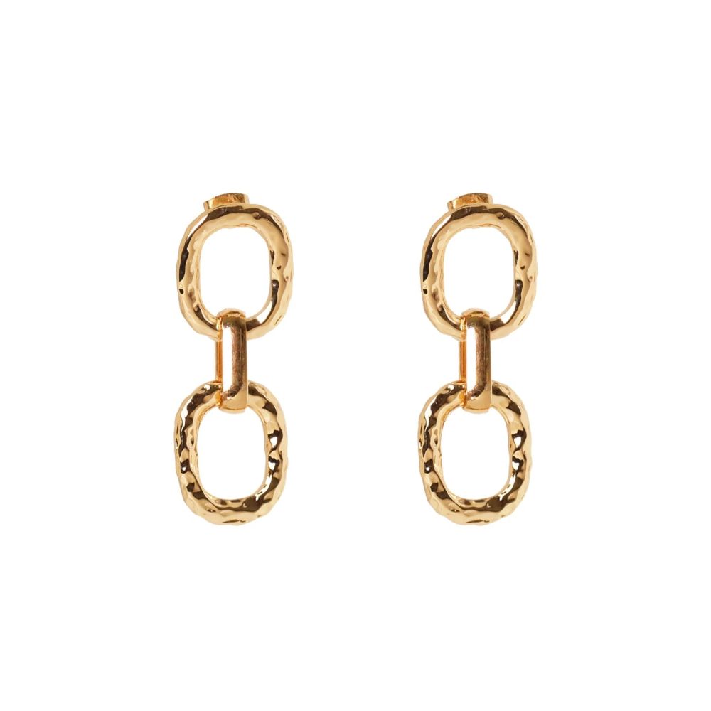 BLING BAR Nicola Link Earrings - Gold Earrings - Zabecca Living