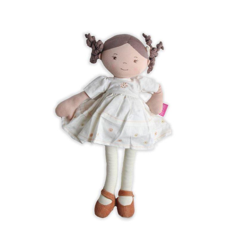 BONIKKA Cecilia Linen Doll with Brown Hair KIDS TOY - Zabecca Living