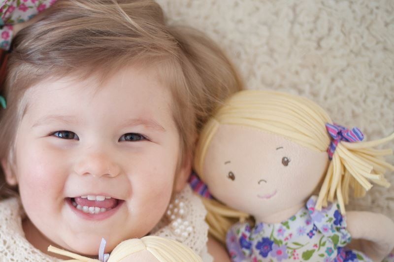 BONIKKA Dame Peggy Doll with Blonde Hair TODDLER (1-3 Yrs) - Zabecca Living
