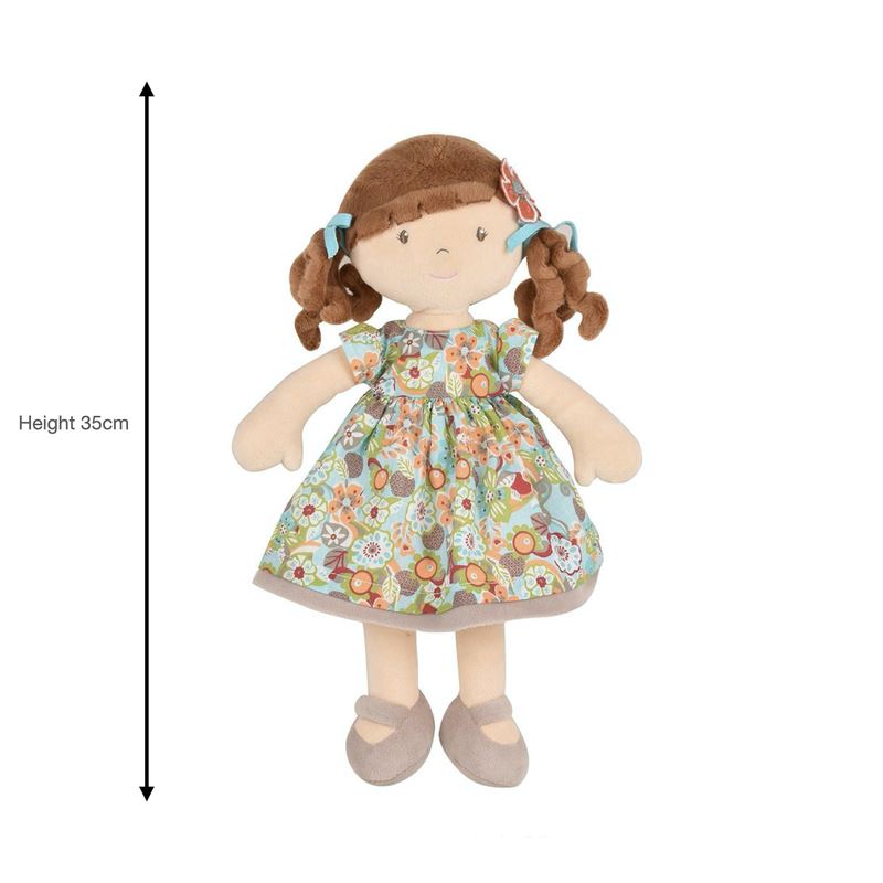 BONIKKA Summer Flower Kid Doll with Brunette Hair TODDLER (1-3 Yrs) - Zabecca Living