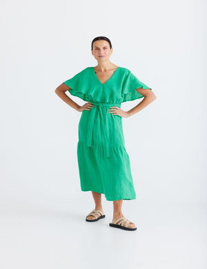 BRAVE AND TRUE Long Way Home Dress - Apple DRESS - Zabecca Living